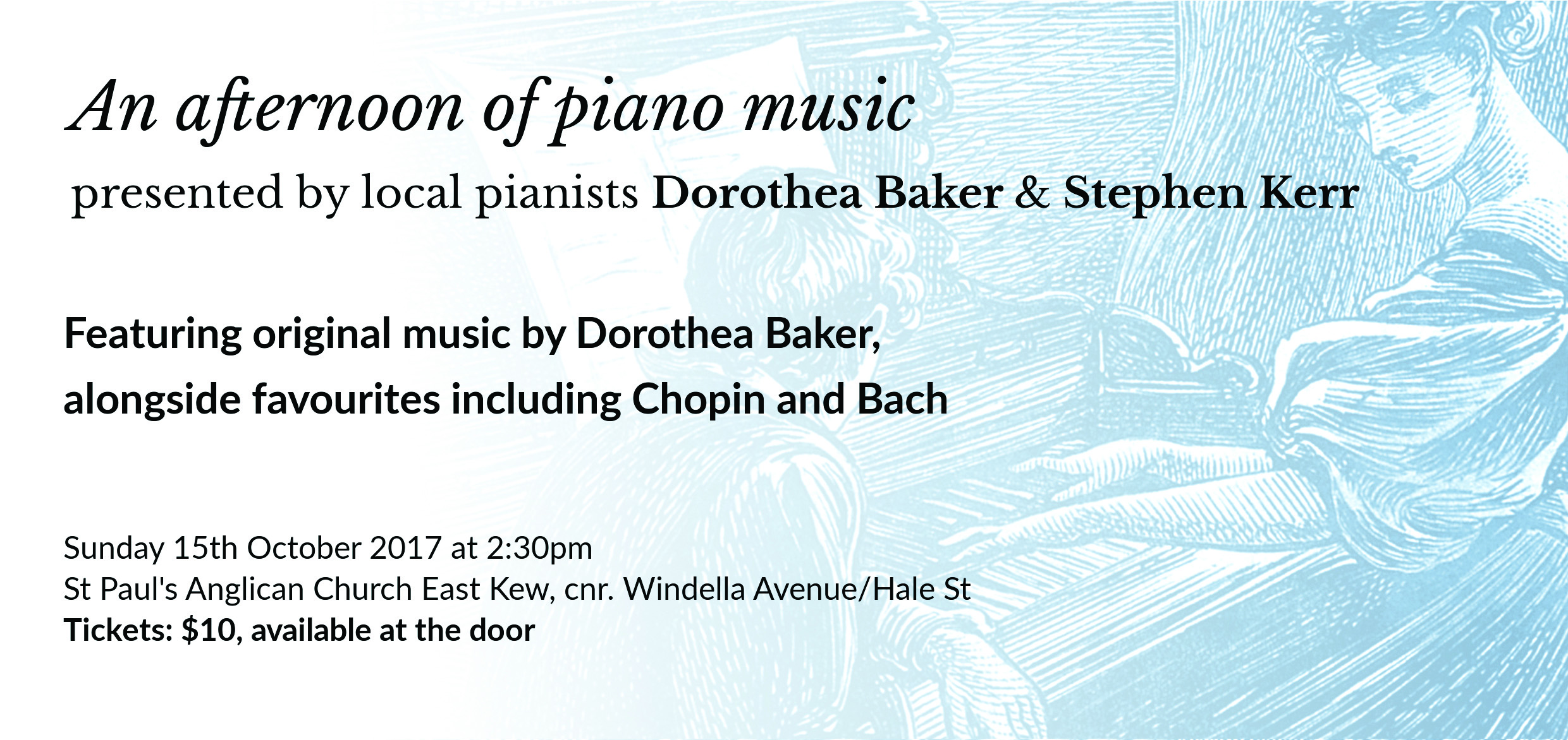 Dorothea Piano flyer